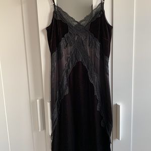 Velvet Slip Dress